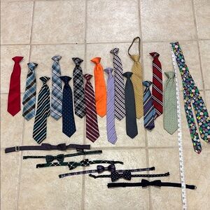 Assorted Boy’s Ties and Bow Ties Collection